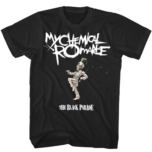 My Chemical Romance The Black Parade Adult Black Short Sleeve T Shirt Emo Rock Graphic Tees