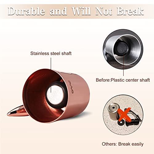 image for OWO Stainless Steel Wine Bottle Stopper, Reusable Wine Saver with Sili