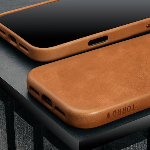 Coque en cuir iPhone 17 compatible MagSafe TORRO étui antichoc fin - 6
