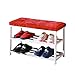 FJYDBTWJ Stojaki Do Butów Organizator, Czerwony Kreatywny Wielofunkcyjny Bench Bench Home Willa Półka Buty Dla Dzieci Metalowa Szafka Buty Collect Sundries Stoisko Półka