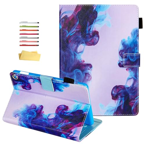 UUcovers 8�C���` Kindle Fire HD 8 2020 and Fire HD 8 2020 Plus �^�u���b�g�P�[�X (��10���� 202020�N����) �X�^���h�y��PU���U�[ �O�܂�J�o�[ �n�[�h�t�H���I�V�F�� �����X���[�v/�X���[