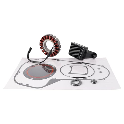 Artudatech Stator Voltage Regulator & Gasket Kit for Road King Electra Glide/For Touring Electra Glide Ultra Classic Shrine EFI 2006 18 Pole Generator with 5 Pin Regulator 2998706D 74505-06 34901-94