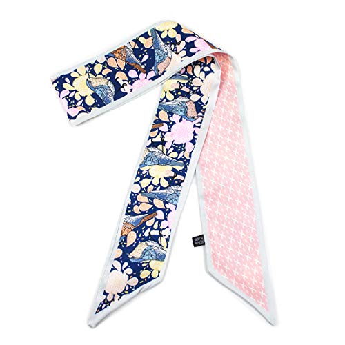 Gudessly Bag Handbag Handle Ribbon Scarf For Package Band Hair Head Neck Neckerchief Silk Scarf Bracele Oil And Ink Painting #TOP5