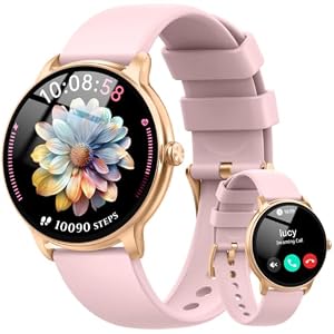 Smart Watch for Women, 1.32'' AMOLED Fitness Watch, Answer/Make Call, Pink