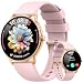 Smart Watch for Women, 1.32'' AMOLED Fitness Watch, Answer/Make Call, Pink