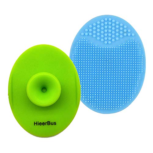 HieerBus Pulizia facciale Spazzola,Soft Silicone Face Scrub facciale per tutti i tipi di sci
