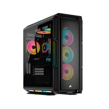 Corsair Computador para jogos Vengeance i8200 iCUE Link Edition - CPU Intel Core i9 14900KF resfriada a líquido - GPU NVIDIA GeForce RTX 4090 - Memória DDR5 Dominator Titanium RGB de 64 GB - SSD M.2