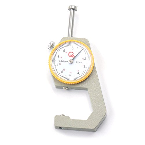 Bluemoona 1 Pc - Leathercraft Tools Thickness Gauge Tester Leather Craft Measuring 0-20Mm Tip #TOP2