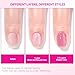 Nail Repair for Women: 8 in 1 Dusty Rose Nail Hardener Strengthener Extra Strong and Growth - Protein Nail Polish Hardener Ridge Filler Concealer for Weak and Damaged Nails 15ml