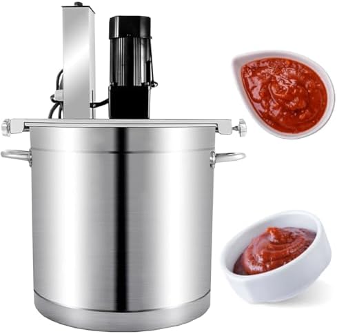 Commercial Electric Mixer for Jam & Sauce - 20L/25L/40L Automatic Stirrer for Cooking, Chocolate Paste & Heat Mixing Equipment, Heavy-Duty Kitchen Appliance