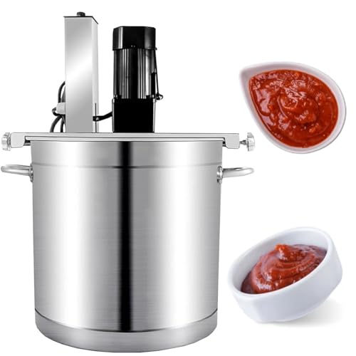 Batidora eléctrica comercial para salsas y productos lácteos - 20L/25L/40L, agitador automático para cocinar, pasta de chocolate, equipo de mezcla de alta resistencia para restaurantes y panaderías.