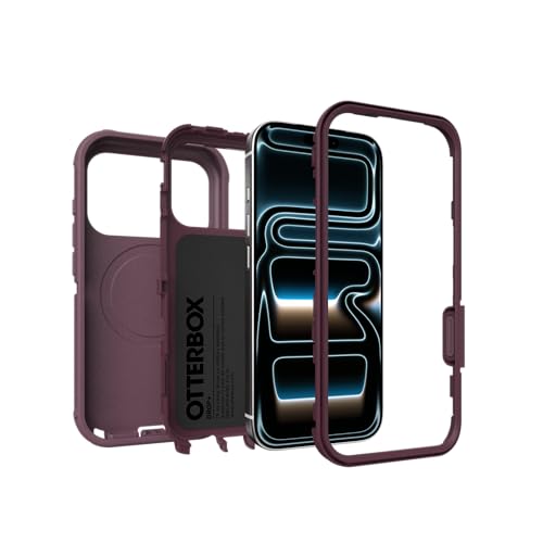 Image of OtterBox iPhone 17 Pro Defender Pro Series Case - Purple Mystery - Tough, Rugged & Durable iPhone Case, Snaps on MagSafe