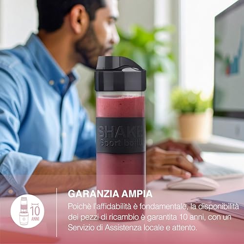 NutriBullet Magic Bullet MBR06B 0,5 L Frullatore da tavolo 200 W Nero 4 NutriBullet Magic Bullet MBR06B 0,5 L Frullatore da tavolo 200 W Nero