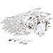 Holiday Joy - 100 Count Warm White Christmas Lights, Clear Mini Incandescent Lights on White Wire, Christmas Tree String Lights for Indoor Outdoor Decoration