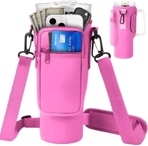 Bolsa Alça Transversal Porta Garrafa Térmica 1,2L Neopreme Bolso ...