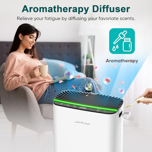 Jafandahepaairpurifierforbedroomallergenaircleanersforhomelargeroomupto1226ftmoldairpurifiersforhometruehepaairfilterremoves9997petdanderhairpollendustsmokevocs  Urban Country Home Decor Jafanda hepa air purifier for bedroom allergen air cleaners for home large room up to 1226ft mold air purifiers for home true hepa air filter removes 9997 pet danderhair pollen dust smokevocs  urban country home decor