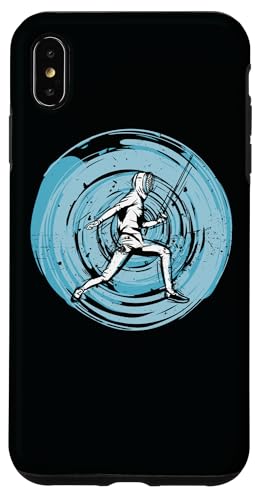 Esgrima Fencer Jugadores Fencing-Sports Esgrima Carcasa para iPhone XS MAX