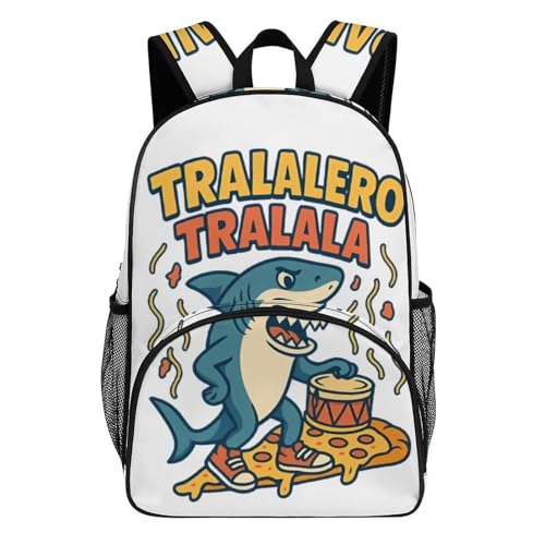 Tralalero-Tralala Merch Large Travel Backpack Italian-Brainrot