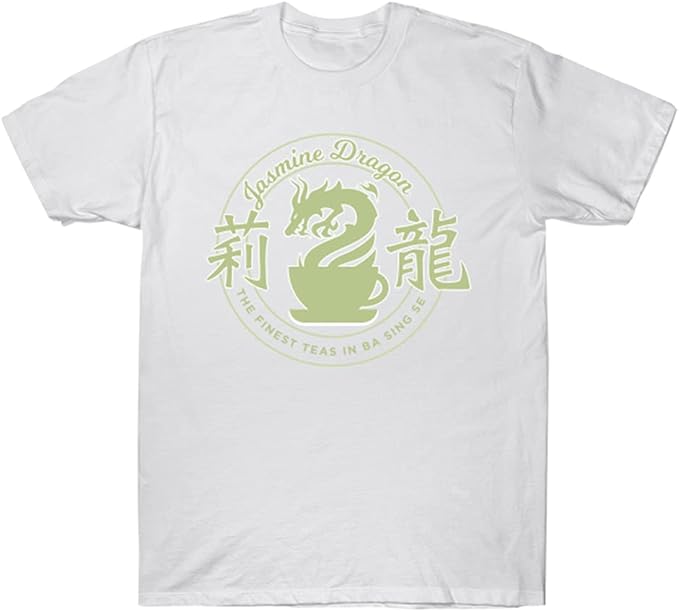 Jasmine Dragon Tea Shop TShirt Black Amazon.co.uk Fashion
