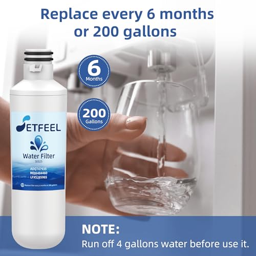 SETFEEL LT1000P Water Filter Replacement Lt1000p/pc/pcs Compatible with LG ADQ747935, AGF80300704, MDJ64844601, LFXS26973S, LFXC22526S, LMXS30796S with Air Filters, 3 Combo - Thumbnail 4