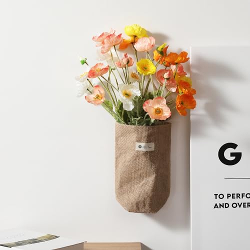 Lumoslyy AF001-P Artificial Flowers Silk Poppy Flowers thumb #6