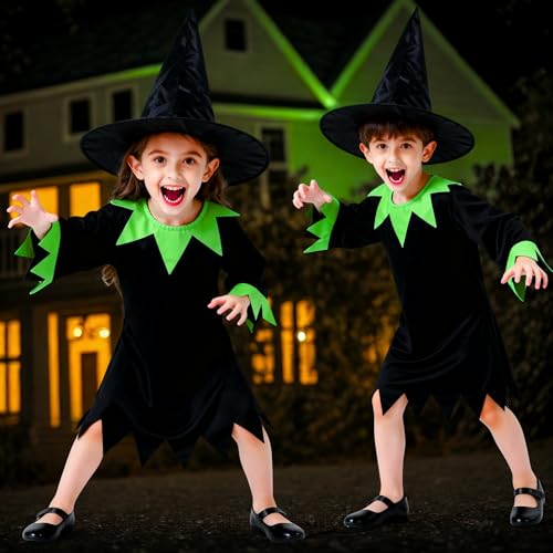Image of Sarvda Halloween Dress | Costume and Accessories | For Girls and Boys | Haunted Horror Theme Party Vampire Witch Ghost Skeleton Draculla Pumpkin Scary Cosplay Dress