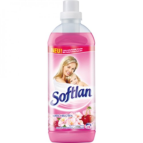 Preisvergleich Produktbild 6er Vorratspack Softlan Weichspüler 1 Liter Kirschblüte (6 * 1000ml)