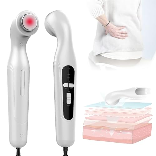 Máquina de fisioterapia ultrasónica portátil, instrumento de fisioterapia ultrasónico de mano, alivio del dolor corporal, masajeador muscular profundo para rodillas, hombros, brazos lumbares, cuello