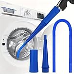 KSVS Dryer Vent Cleaner Kit, Vacuum Attachment, Bendable Dryer Lint Remover and Flexible Dryer Lint Brush, For Washer and Dryer Lint Remover etc, Dryer Cleaning (1B PCS)