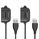 TUSITA [2-Pack] Charger Compatible with YAMAY SW020 Willful ID205 - USB Charging Cable 3.3ft 100cm - Smartwatch Accessories