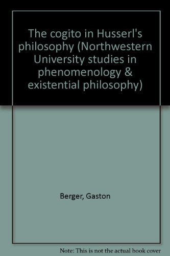 The Cogito in Husserl's Philosophy