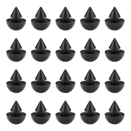 ACOLY 20 Pcs Black High Temperature Resistant Rubber Grate Foot Bumpers, Rubber Bump Stop, for Aperture: 4.5-5mm