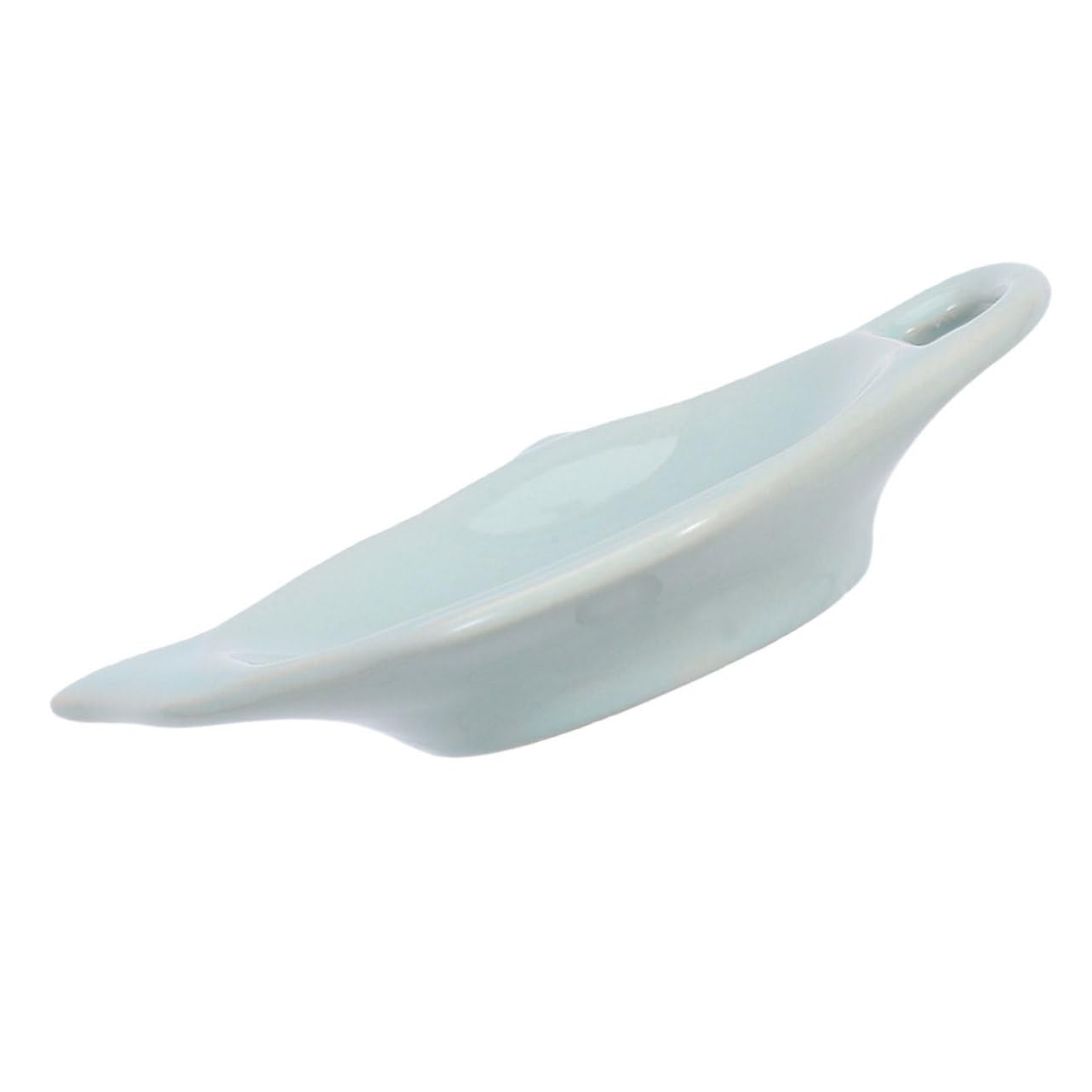 GRIRIW Fancy Teapot Shape Tea Bag Tray Coaster Storage for Tea Ceremony Porcelain Dish for Breakfast Snacks