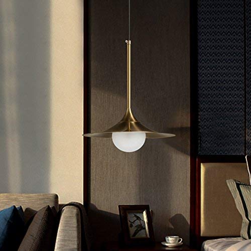 Suspension LED en verre pour créer une ambiance de chambre cosy