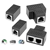 🌞 【Seguro De Usar】: Los Conectores Divisores Ethernet Rj45 Pueden Dividir Un Cable De Red En Dos Salidas, Dos Computadoras Pueden Navegar Por Internet Al Mismo Tiempo y El Eml / Pfl Externo Puede Estar Bien Protegido Para Evitar Daños y Otras Interferencias Electromagnéticas. Divisor Ethernet Confiable El Adaptador Garantiza Que Pueda Usar La Red De Manera Segura Durante Las Tormentas Eléctricas.