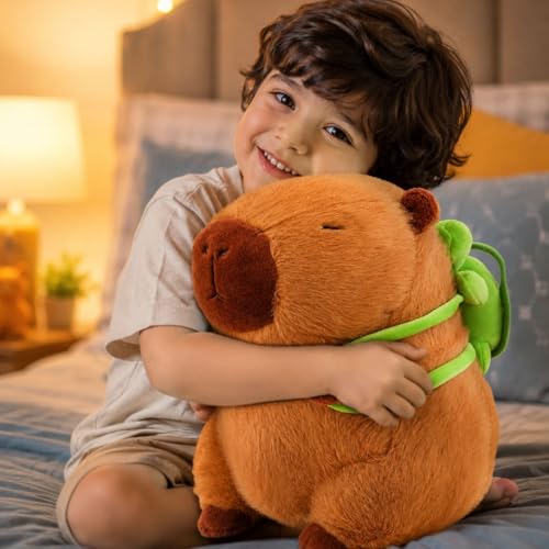 Image of Capybara 45cm | Ultra Soft Plush Stuffed Toy | Cute Hugging Pillow | Gift for Kids Boys Girls