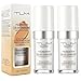 5PCS TLM Colour Changing Foundation Makeup Set Matte Liquid Full Coverage Oil Control Breathable Invisible Cover Concealer Foundation with Face Primer, Foundation Brush, Makeup Sponge
