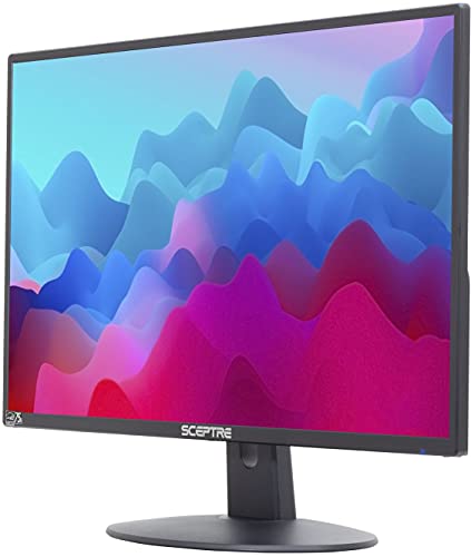 Sceptre 20" 1600X900 75Hz Ultra Thin Led Monitor 2X Hdmi Vga Built-In Speakers, Machine Black Wide Viewing Angle 170° (Horizontal) / 160° (Vertical) #TOP2