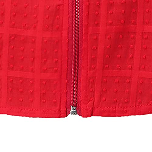 Generisch Sudadera con capucha para hombre, manga corta, camisa de verano, manga corta, informal, sudadera con capucha para hombre, con manga corta, a cuadros con cremallera, camisetas deportivas con