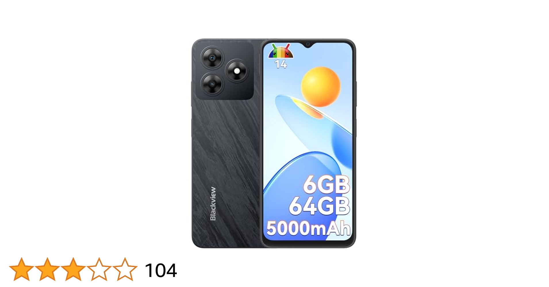 Amazon | [2025 初登場 SIMフリー スマホ] Blackview Wave8C