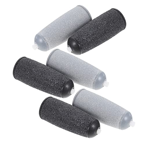 SHERCHPRY 6Pcs Replacement Grinding Heads for Electric Foot File Durable Tools for Cleaning Includes Fine and Coarse Rollers for Removal and Dead Skin Care