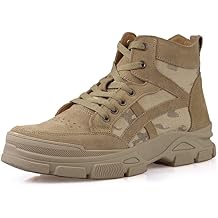 Military & Tactical Boots for Men 6 Inches Lightweight Combat Boots Army Work Boots Breathable Jungle Desert Boots Hiking Bacpacking Boots