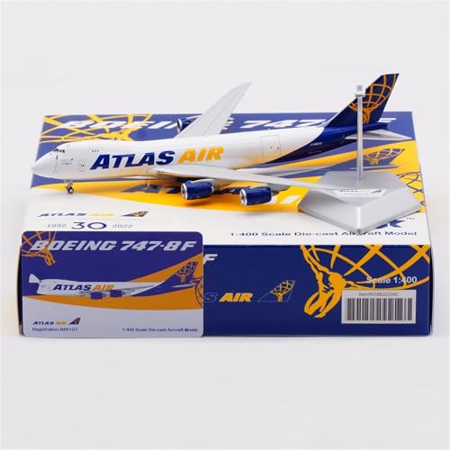 Répliques d'avions 1/400 Atlas B747-8F pour décorer un bureau de passionné