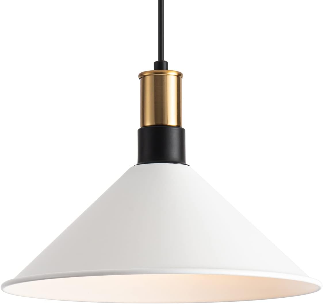 simigle 12" Barn Pendant Lamp Industrial Pendant Light Fixture Metal Vintage Hanging Light for Kitchen Island Restaurant Lighting E26 - - 