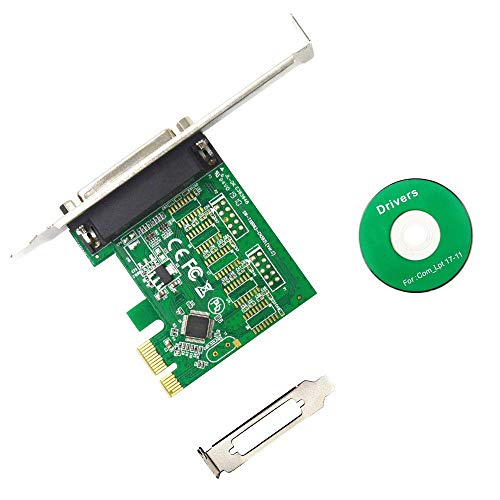 Godshark Pcie Parallel Port Expansion Card, Pci Express To Db25 Lpt Converter Adapter Controller For Desktop With Low Bracket, Support Spp / Ps2 / Epp / Ecp Modes #TOP6