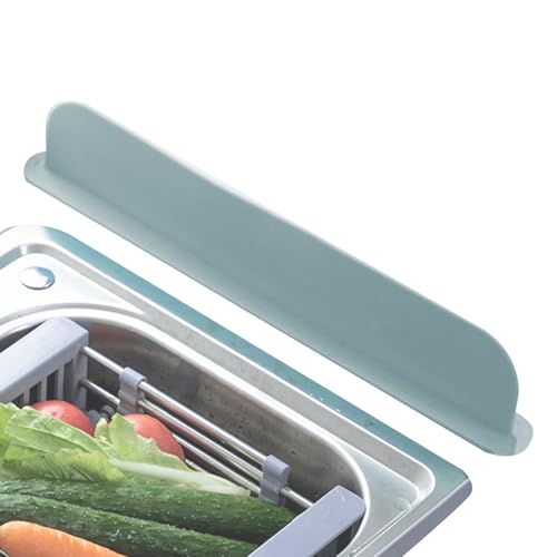 Protector de salpicaduras de silicona extra largo para fregadero de cocina 6
