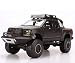 Ford 2017 F-150 Raptor Pickup Truck Matt Black Off Road Kings 1/24 by Maisto 32521