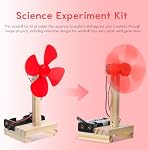 DECHOUS 6 Sets DIY Fan Making Kit Educational Science Experiment for Creative Projects Easy Assembly Wooden