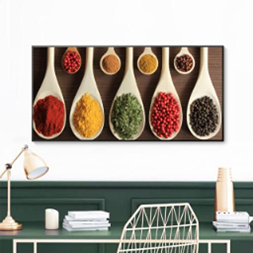 Art scandinave image pour cuisine affiche murale épices impression 40x80 cm