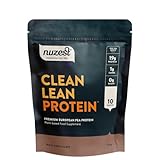 Nuzest Veganes Erbsenproteinpulver – saubere magere Proteinreiche Schokolade – pflanzlich kalorienarm und kohlenhydratarm – glutenfrei – milchfrei – 250 g (10 Portionen)